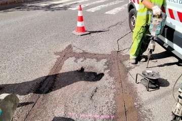 El servicio de mantenimiento de las vías y aceras ha rebacheado en sus primeros ocho meses 1.862 socavones en Telde/TA.